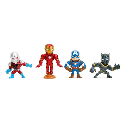 Avengers Nano Metalfigs Diecast Mini Figures 4-Pack 6 cm Mini-figures