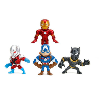 Avengers Nano Metalfigs Diecast Mini Figures 4-Pack 6 cm Mini-figures