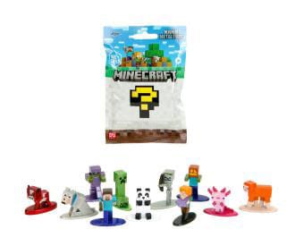 Minecraft Nano Metalfigs Diecast Mini Figures 4 cm Assortment (12) Mini-figures,Blind Boxes