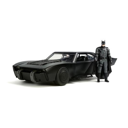 Batman 2022 Hollywood Rides Diecast Model 1/18 2022 Batmobile with Figure Vehicles