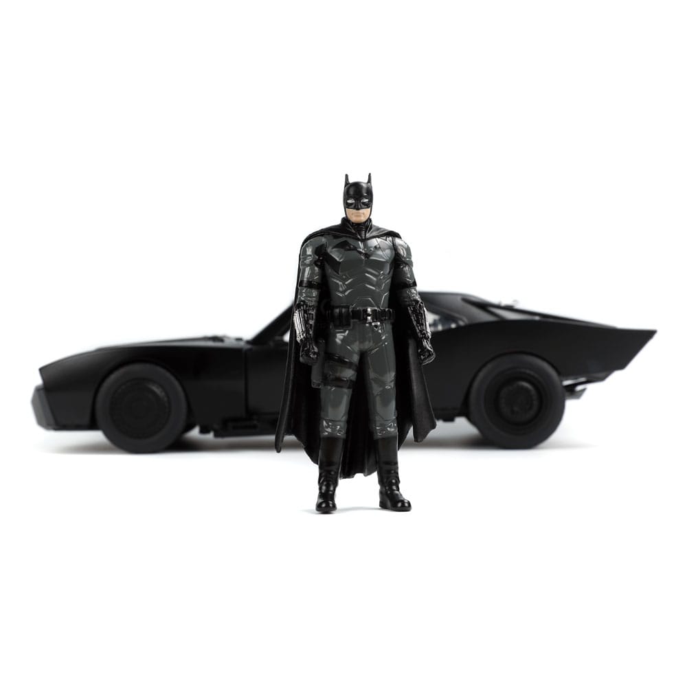 Batman 2022 Hollywood Rides Diecast Model 1/18 2022 Batmobile with Figure Vehicles