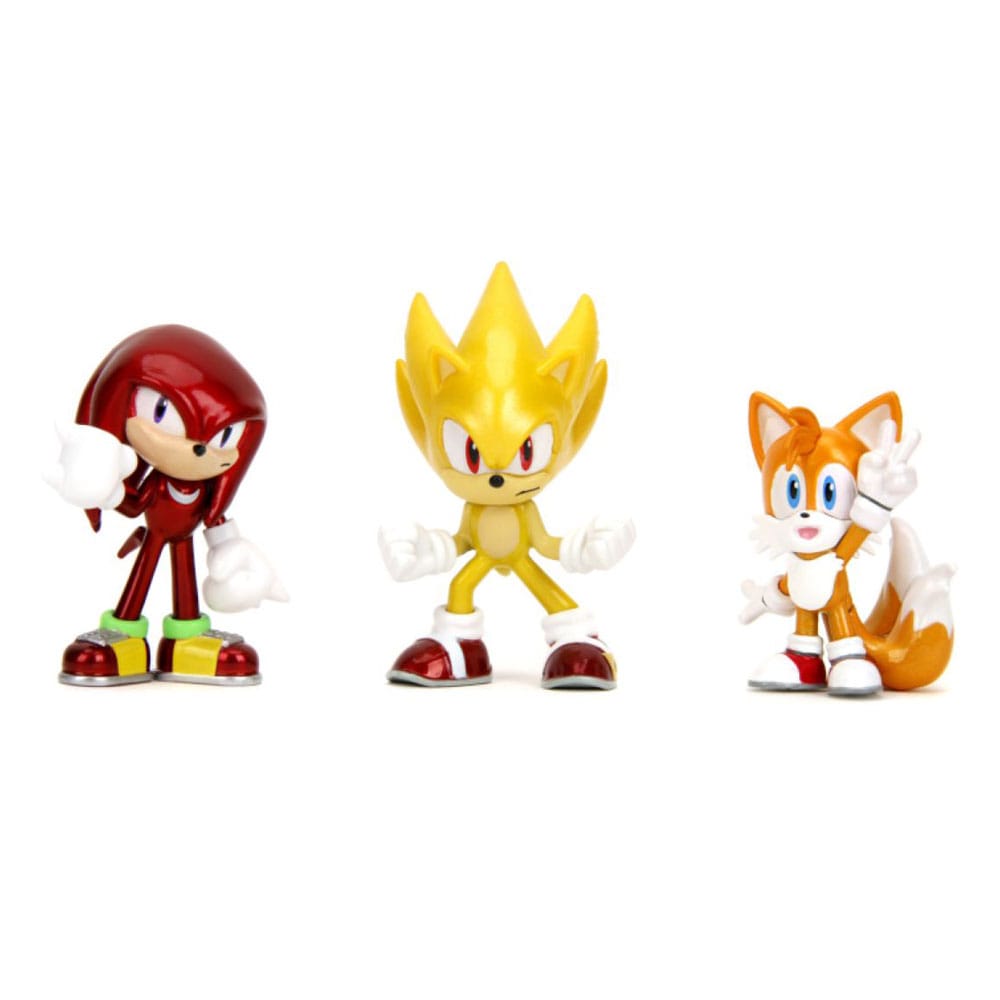 Sonic the Hedgehog Nano Metalfigs Diecast Mini Figures 3-Pack 5 cm Mini-figures