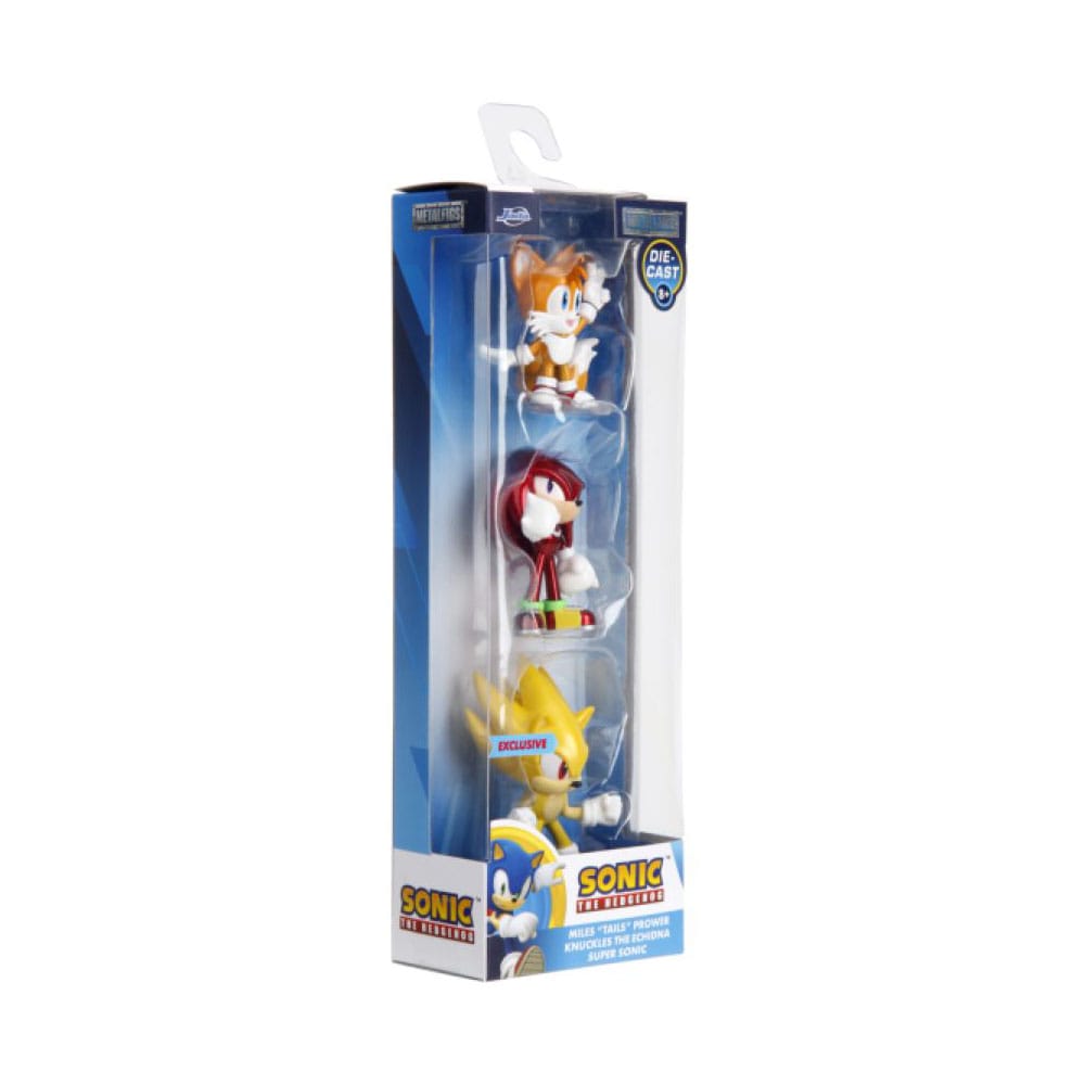 Sonic the Hedgehog Nano Metalfigs Diecast Mini Figures 3-Pack 5 cm Mini-figures