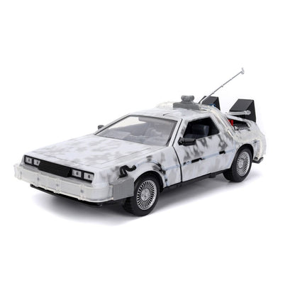 Back to the Future Diecast Model 1/24 Time Machine Frost Vehicles