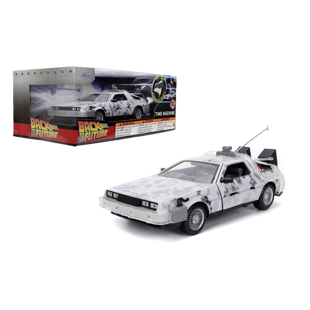 Back to the Future Diecast Model 1/24 Time Machine Frost Vehicles