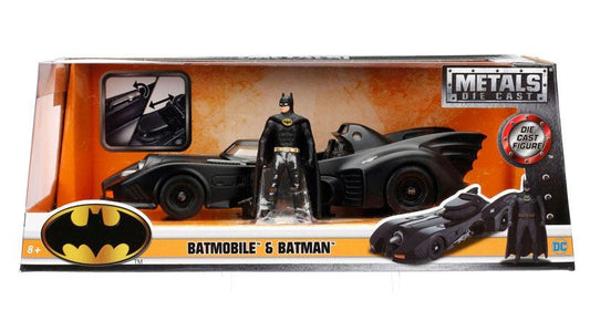 Batman Diecast Model 1/24 1989 Batmobile with figure Vehicles