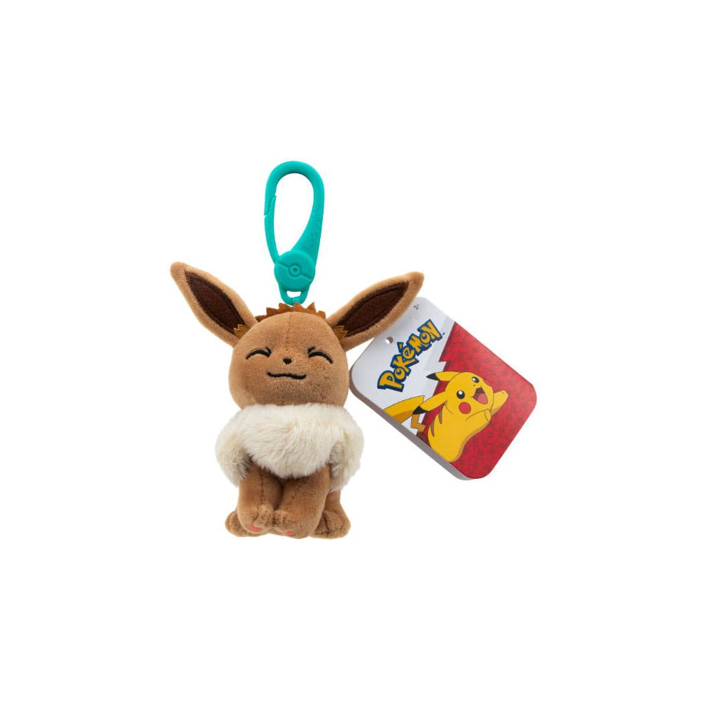 Pokémon Plush Figure Clip ons Version 13 10 cm Assortment (6)