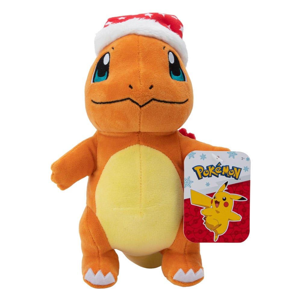 Pokémon Plush Figure Winter Charmander with Christmas Hat 20 cm Plushes