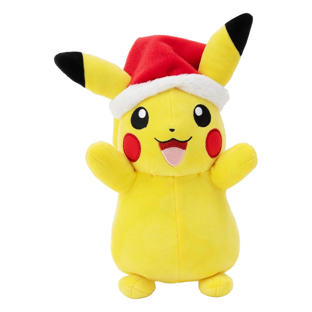 Pokémon Plush Figure Winter Pikachu with Christmas Hat 20 cm Plushes