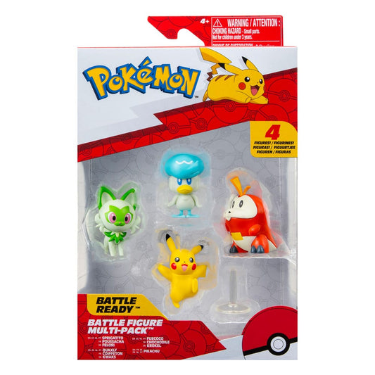 Pokémon Gen IX Battle Figure Set Figure 4-Pack Mini-figures
