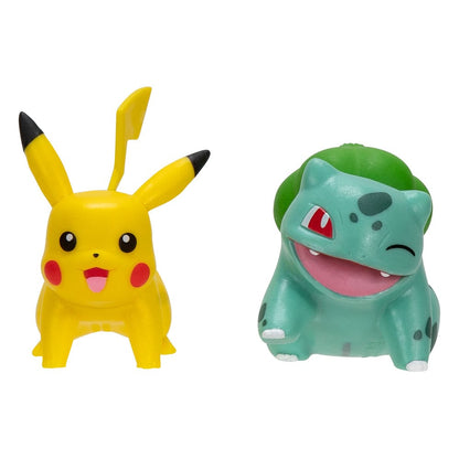 Pokémon Battle Figure First Partner Set Figure 2-Pack Bulbasaur #2 Pikachu #1 Mini-figures