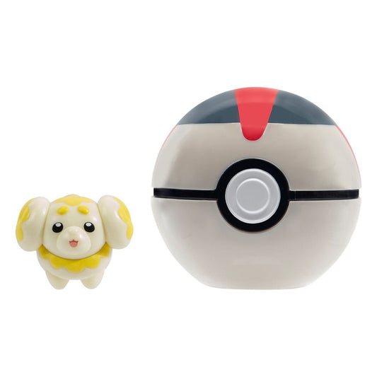 Pokémon Clip’n’Go Poké Balls Fidough & Timer Ball Mini-figures