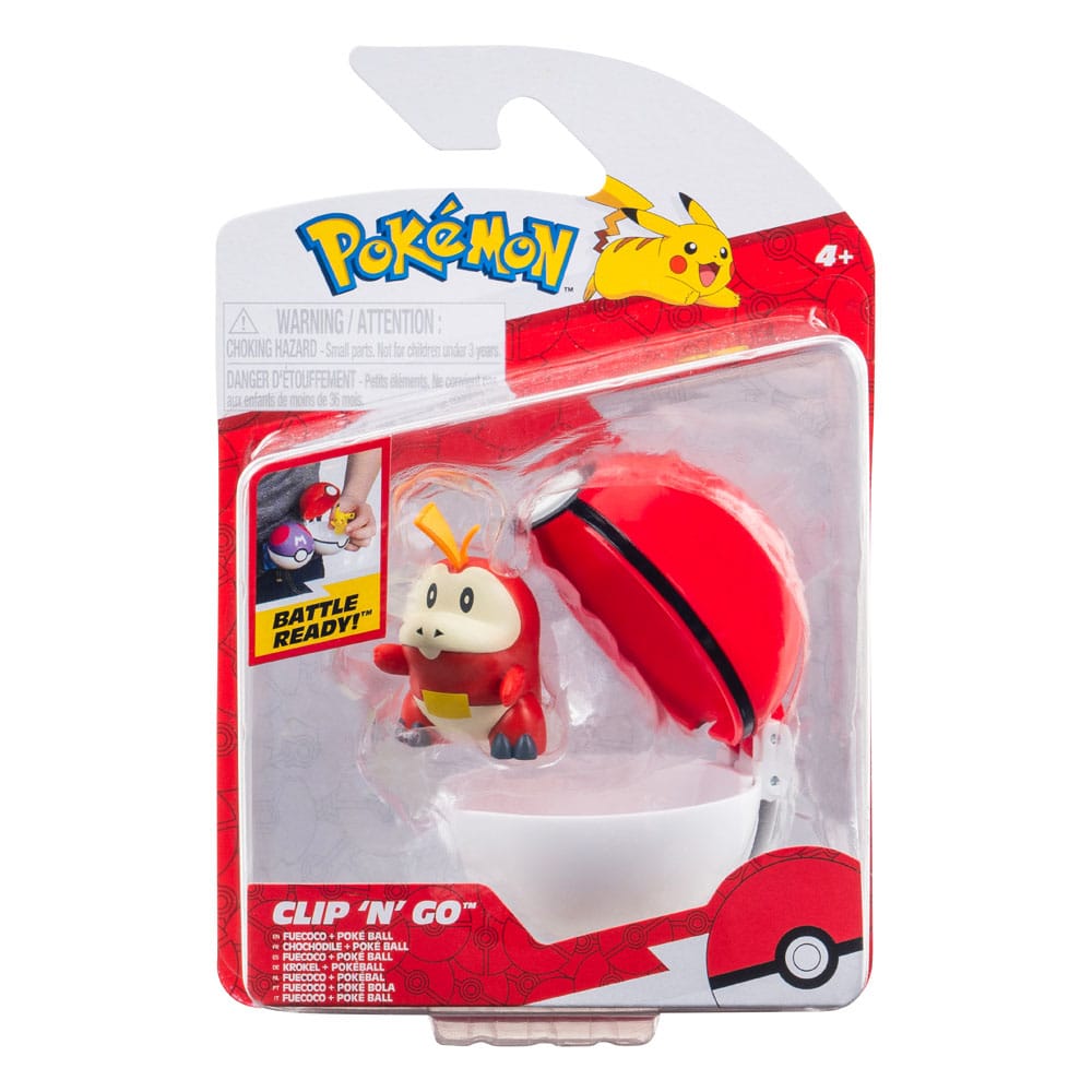 Pokémon Clip'n'Go Poké Balls Fuecoco with Poké Ball