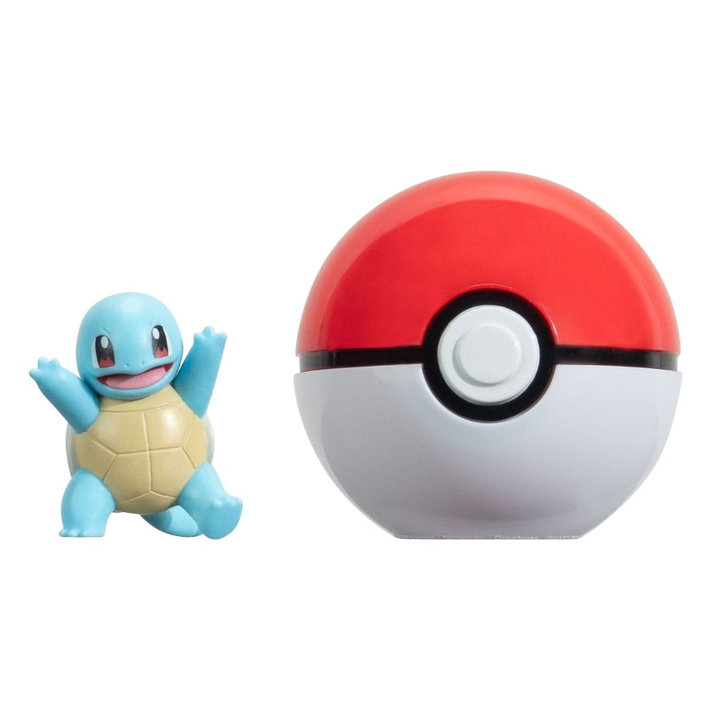 Pokémon Clip’n’Go Poké Balls Squirtle #3 & Poké Ball Mini-figures