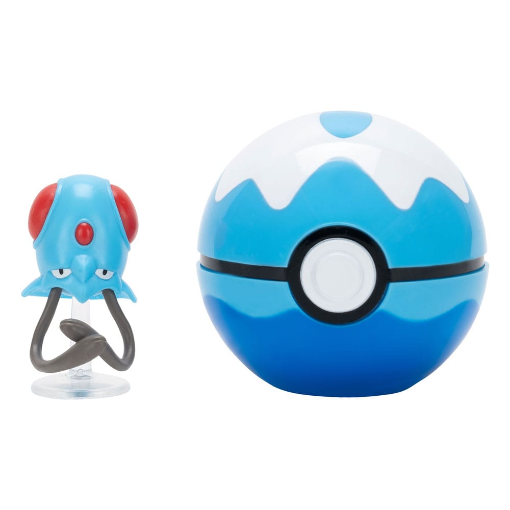 Pokémon Clip’n’Go Poké Balls Tentacool & Dive Ball Mini-figures