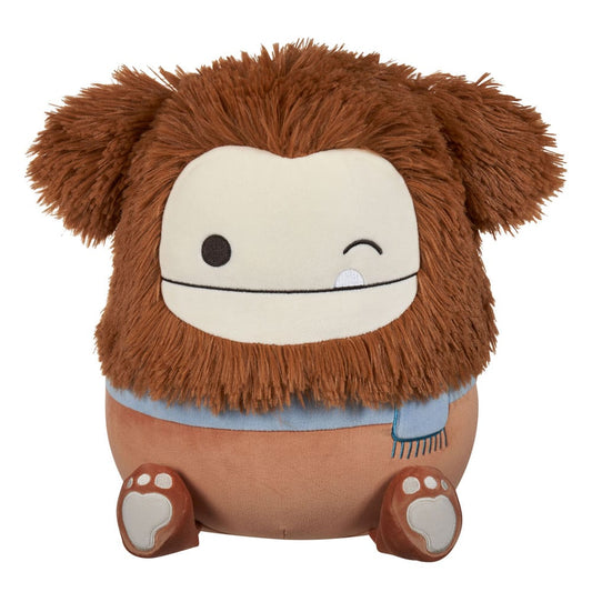 Squishmallows Plush Figure Winking Brown Bigfoot with Scarf Benny 30 cm Plushes