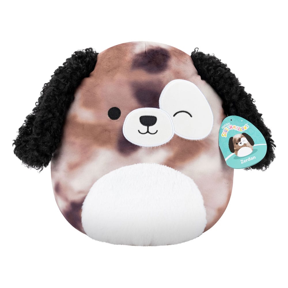 Squishmallows Plush Figure Zerdan the Brown Marbled Dog 30 cm Plushes