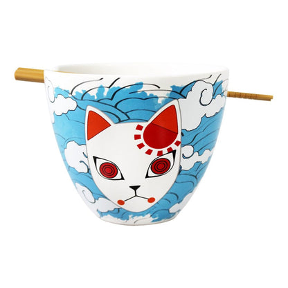 Demon Slayer Ramen Bowl with Chopsticks Tanjiro Mask 473 ml Kitchen- and Tableware