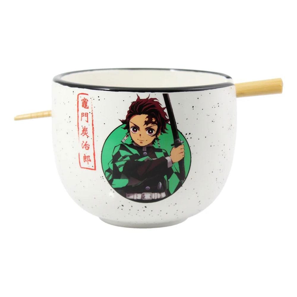 Demon Slayer Ramen Bowl with Chopsticks Tanjiro 414 ml Kitchen- and Tableware
