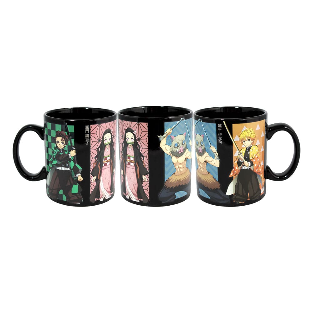 Demon Slayer Heat Change Mug Groupe 473 ml Kitchen- and Tableware