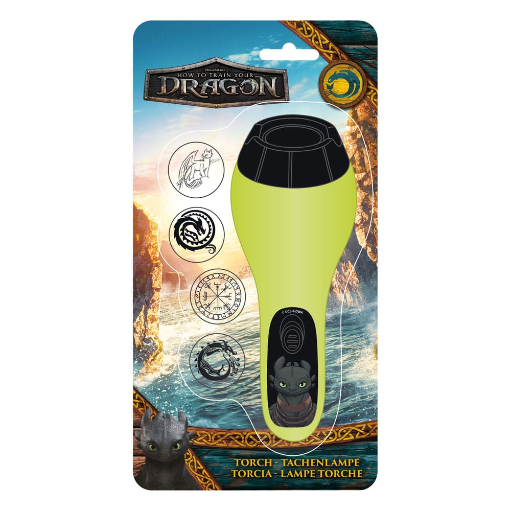 How to Train Your Dragon Flashlight with Projector