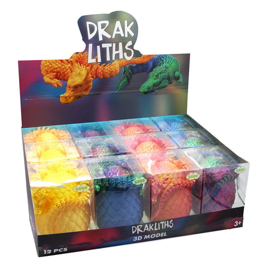 Darkliths 3D Fidget Toy Dragonegg with Dragon 15 cm Display (12)