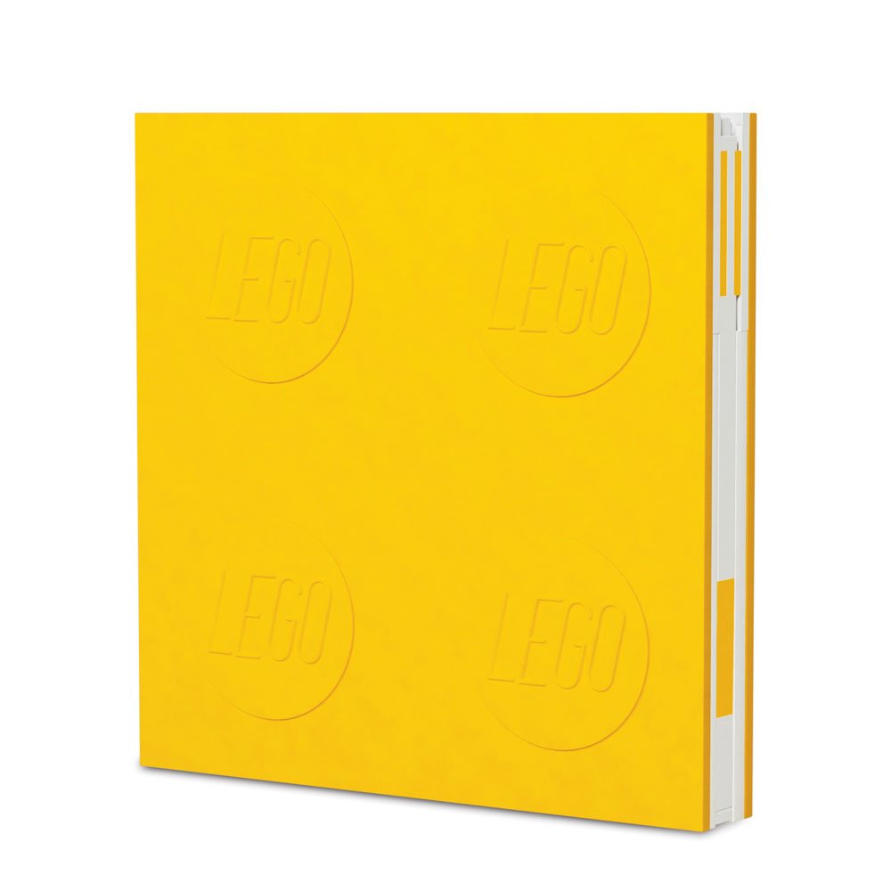 LEGO Notebook with Pen Yellow Stationery