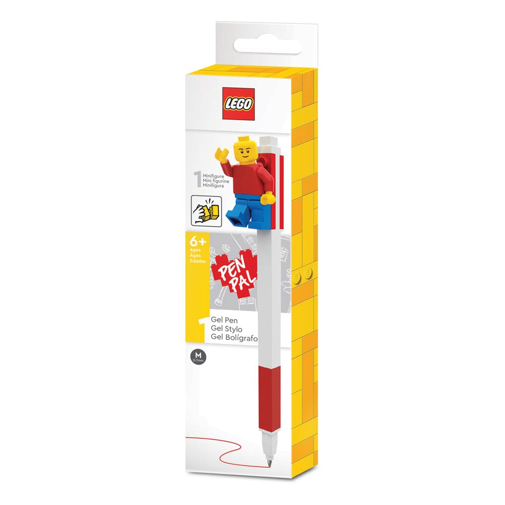 LEGO Gel Pens with Legofigur Red Stationery