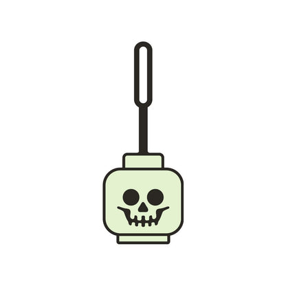 LEGO Minifigures Luggage tag Skeleton head Glow in the Dark 10 cm Keyrings