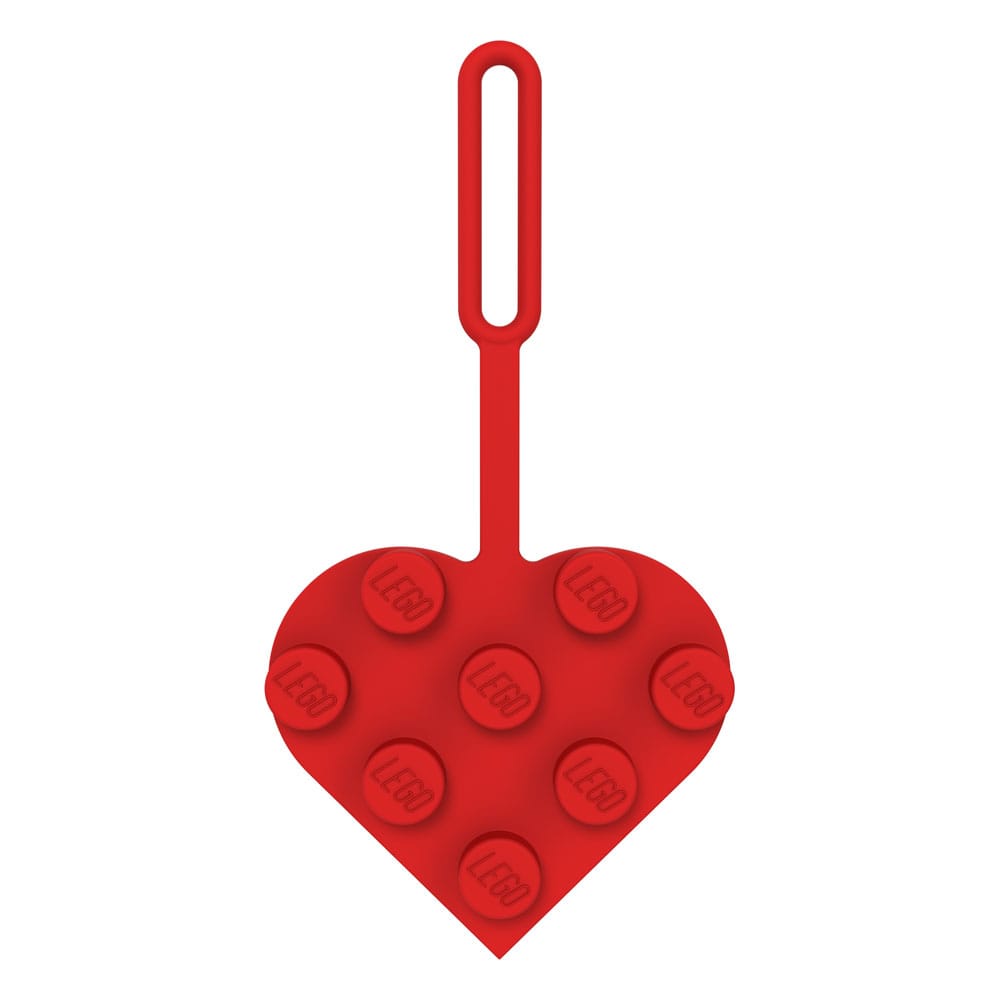 LEGO Minifigures Luggage tag Heart Red 10 cm