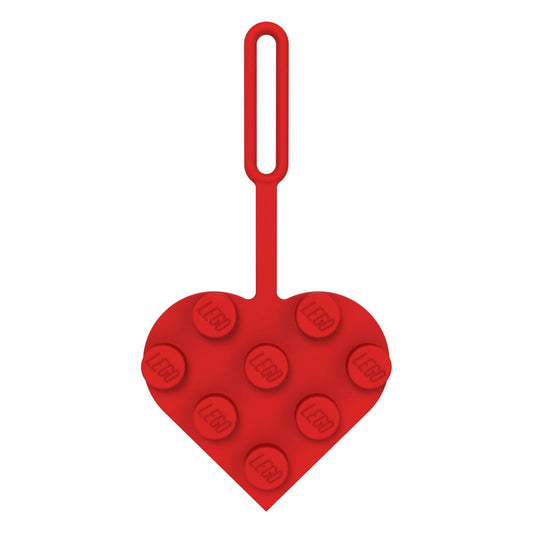 LEGO Minifigures Luggage tag Heart Red 10 cm Keyrings