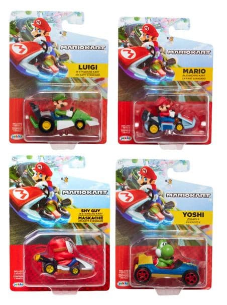 Super Mario Kart Vehicles Wave 5 Assortment (8) Vehicles