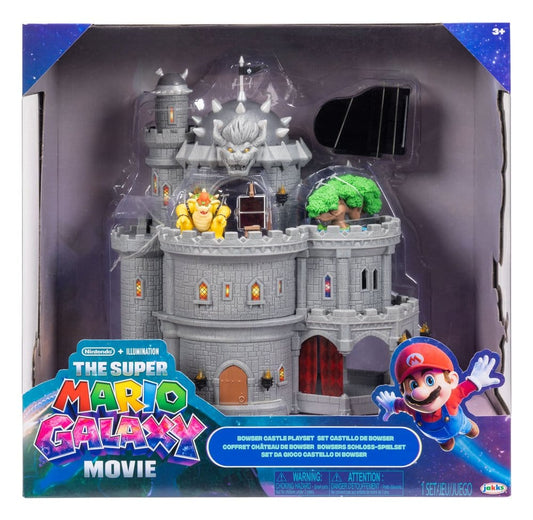The Super Mario Galaxy Movie Deluxe Playset with 1 Mini Figure Bowser Castle