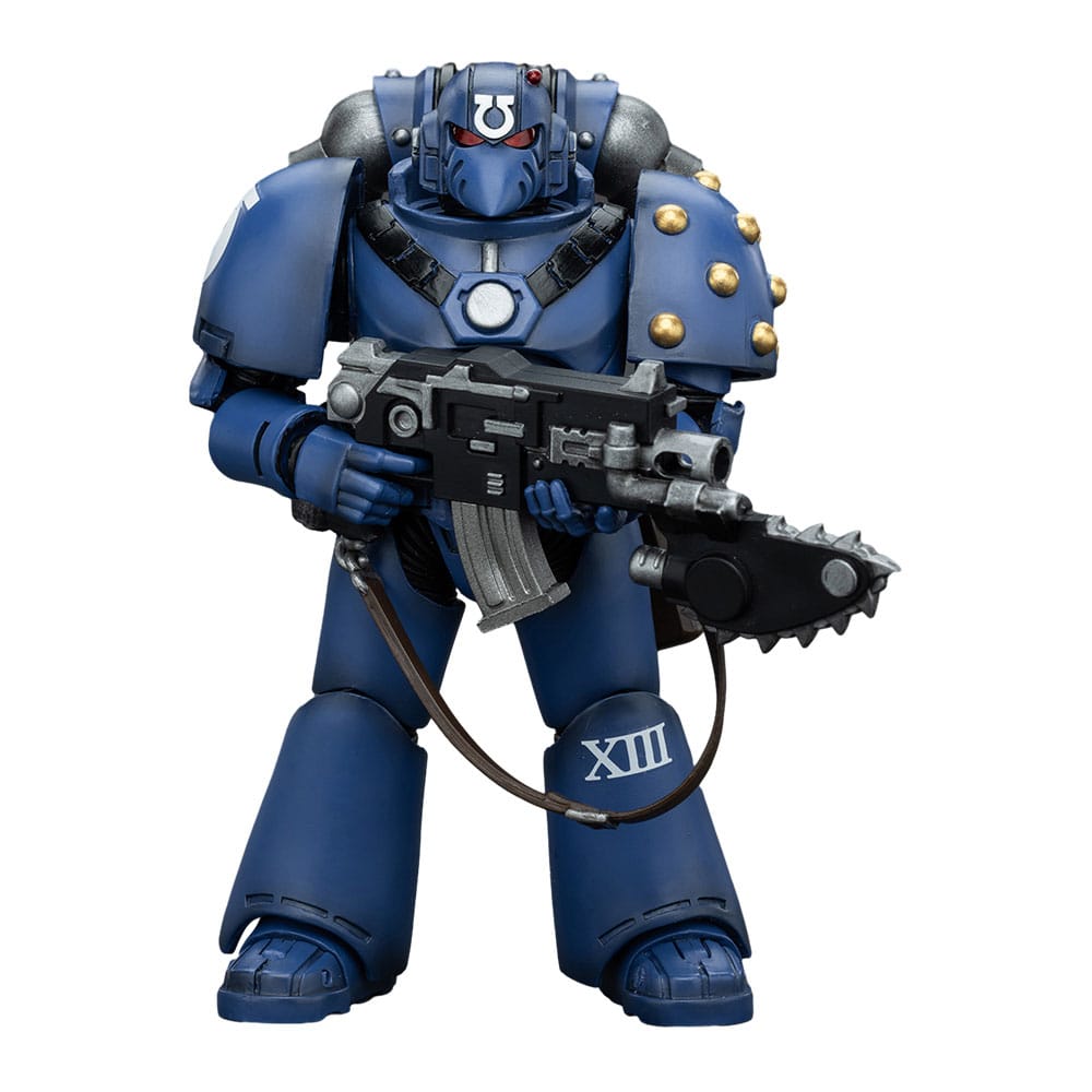 Warhammer The Horus Heresy Action Figure 1/18 Ultramarines MK VI Tactical Squad Legionary with Bolter& Chainblade 12 cm