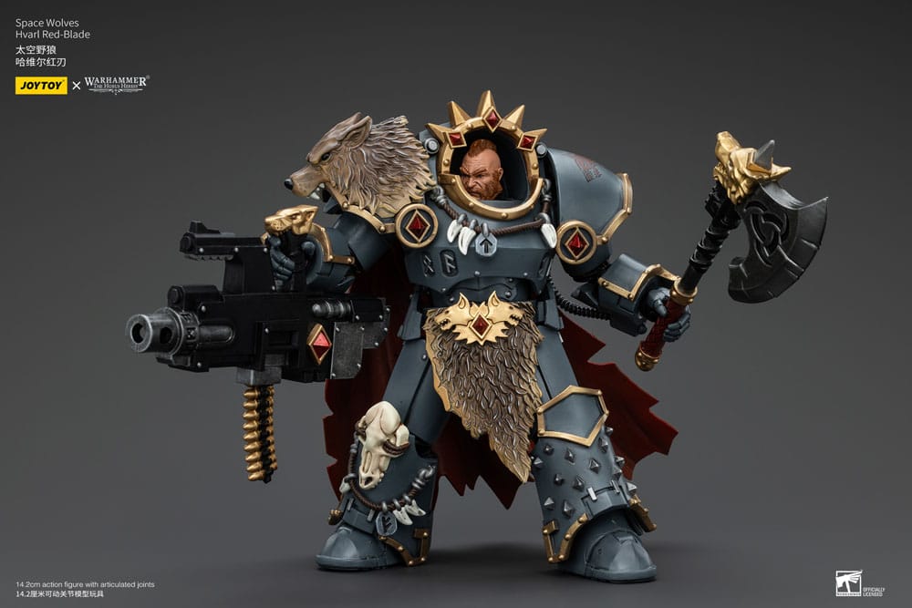 Warhammer The Horus Heresy Action Figure 1/18 Space Wolves Hvarl Red-Blade 14 cm Action figures