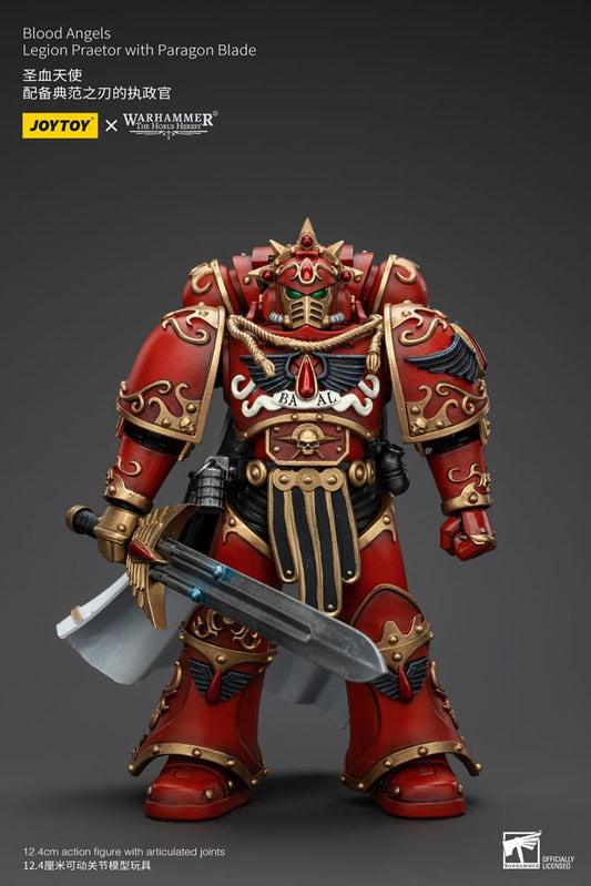 Warhammer The Horus Heresy Action Figure 1/18 Blood Angels Legion Praetor with Paragon Blade 13 cm Action figures