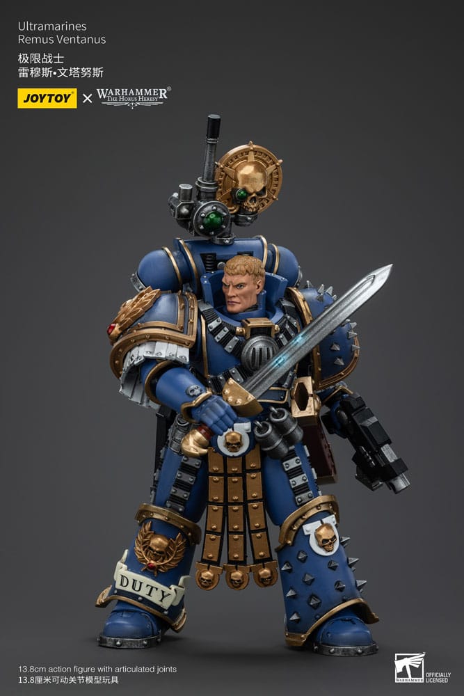 Warhammer The Horus Heresy Action Figure 1/18 Ultramarines Remus Ventanus 14 cm Action figures