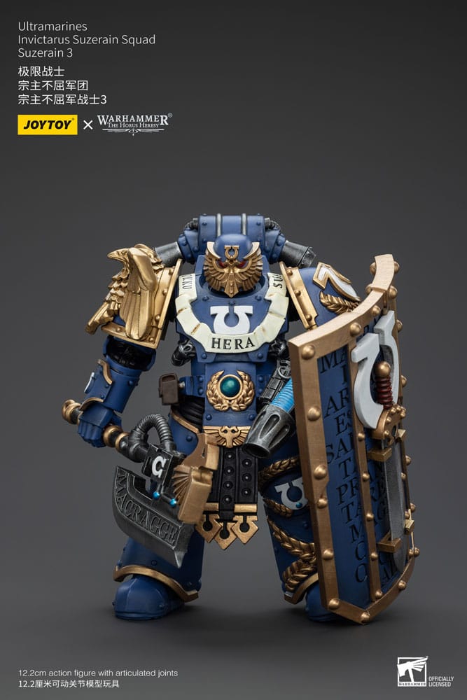 Warhammer The Horus Heresy Action Figure 1/18 Ultramarines Invictarus Suzerain Squad Suzerain 3 12 cm Action figures