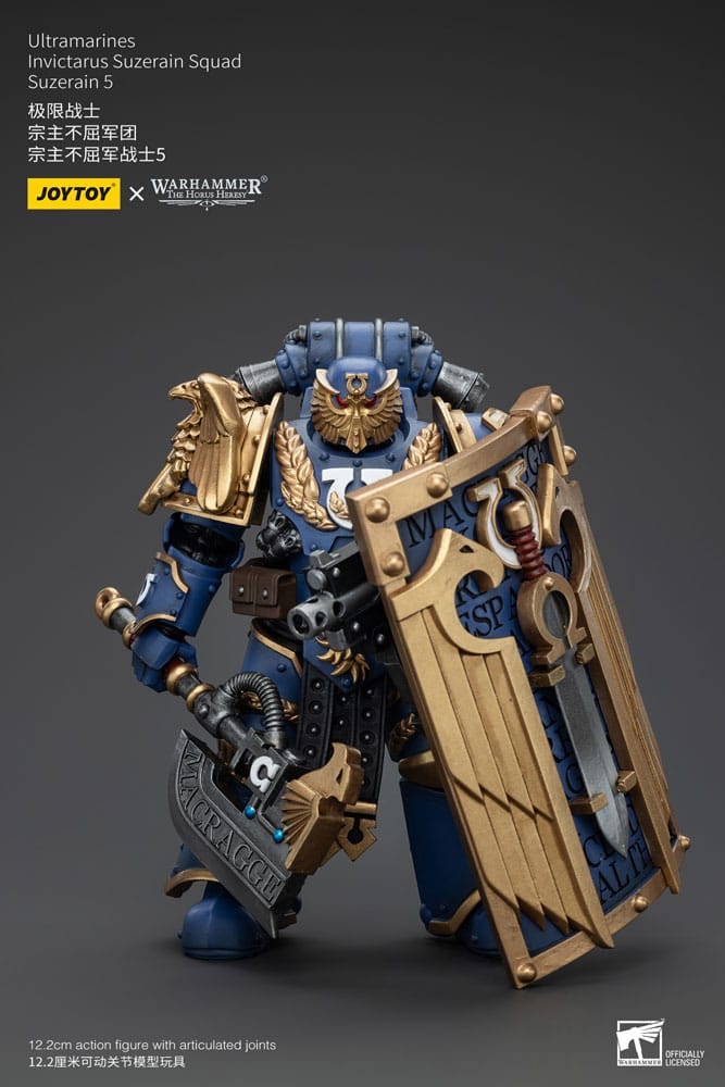 Warhammer The Horus Heresy Action Figure 1/18 Ultramarines Invictarus Suzerain Squad Suzerain 5 12 cm Action figures