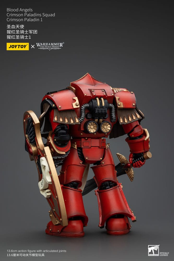Warhammer The Horus Heresy Action Figure 1/18 Blood Angels Crimson Paladins Squad Crimson Paladin 1 14 cm Action figures
