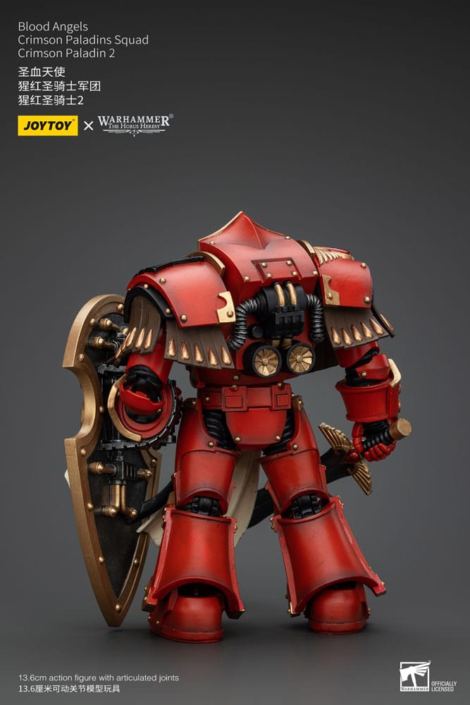 Warhammer The Horus Heresy Action Figure 1/18 Blood Angels Crimson Paladins Squad Crimson Paladin 2 14 cm Action figures