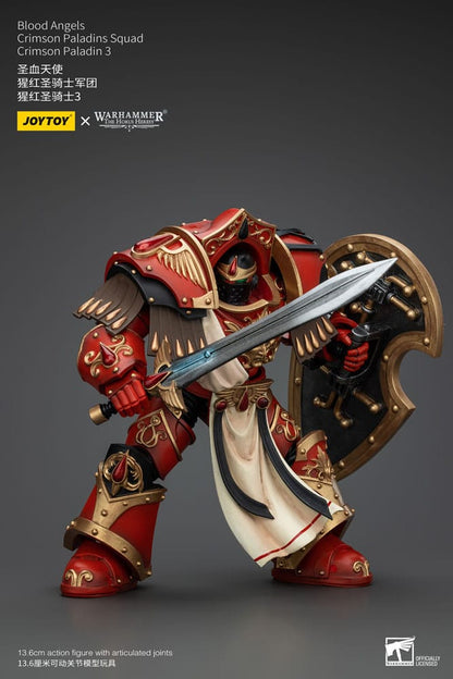 Warhammer The Horus Heresy Action Figure 1/18 Blood Angels Crimson Paladins Squad Crimson Paladin 3 14 cm