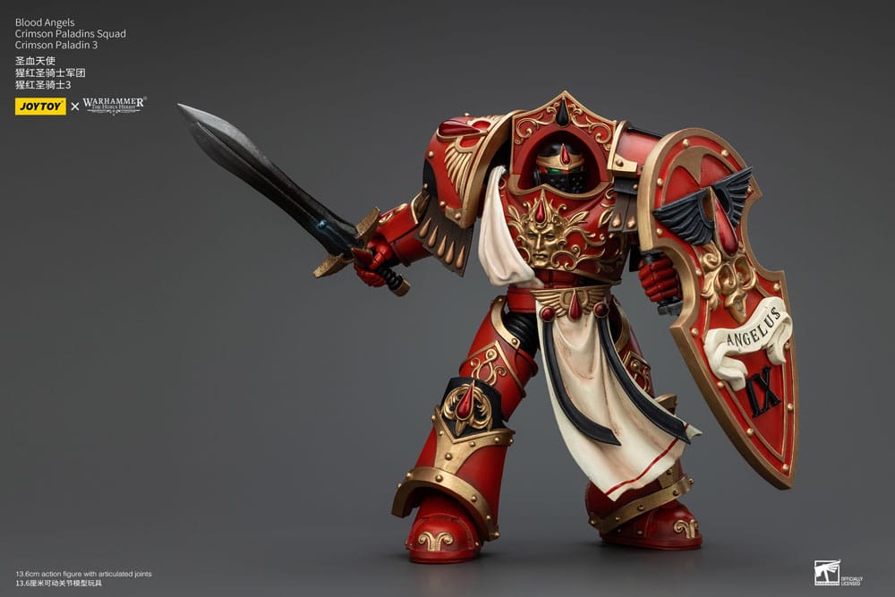 Warhammer The Horus Heresy Action Figure 1/18 Blood Angels Crimson Paladins Squad Crimson Paladin 3 14 cm Action figures