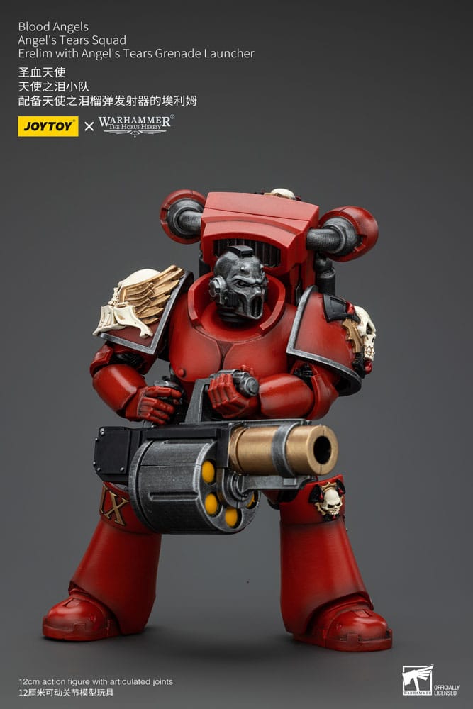 Warhammer The Horus Heresy Action Figure 1/18 Blood Angels Angel’s Tears Squad Erelim with Angel’s Tears Grenade