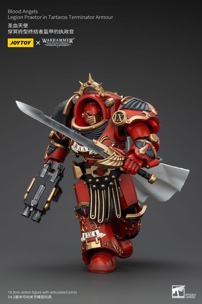 Warhammer The Horus Heresy Action Figure 1/18 Blood Angels Legion Praetor in Tartaros Terminator Armour 14 cm Action
