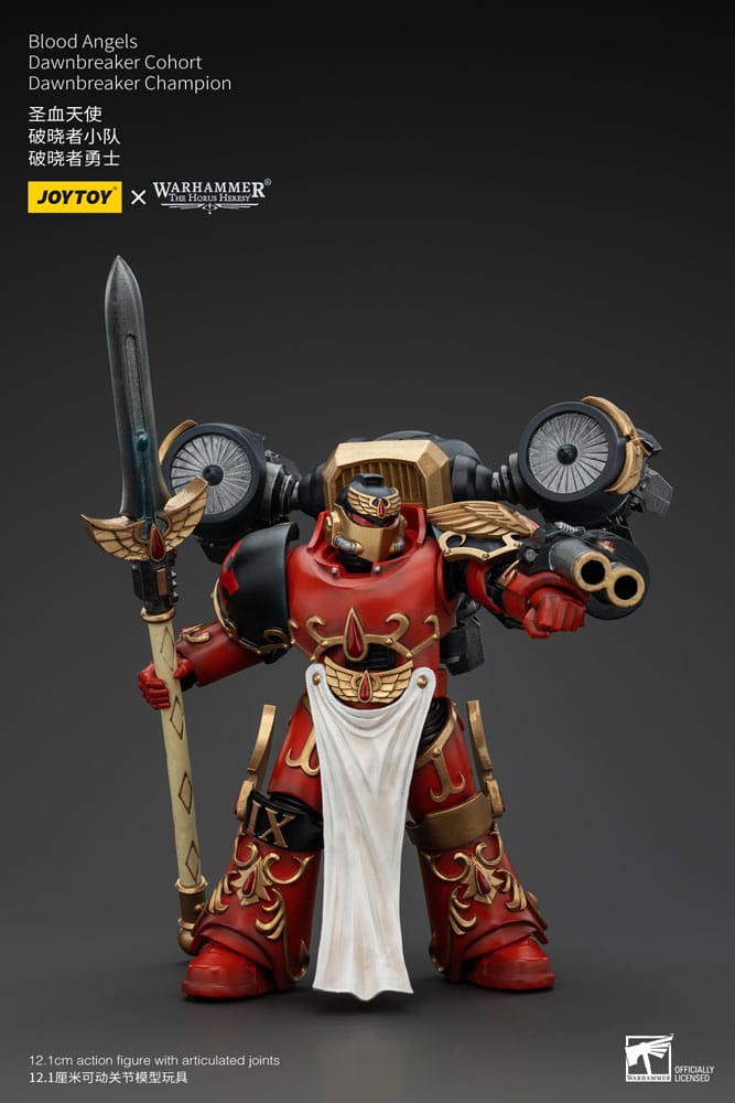 Warhammer The Horus Heresy Action Figure 1/18 Blood Angels Raldoron First Captain of the Blood Angels 13 cm Action