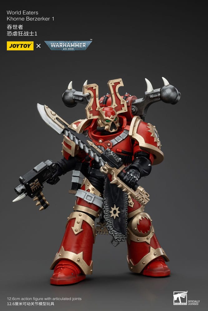 Warhammer 40k Action Figure 1/18 World Eaters Khorne Berzerker 1 13 cm Action figures