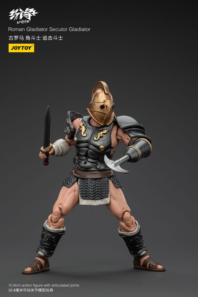 Strife Action Figure 1/18 Roman Gladiator Secutor Gladiator 11 cm Action figures