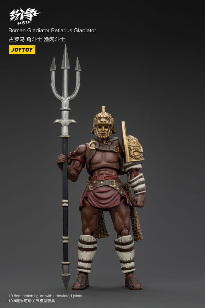 Strife Action Figure 1/18 Roman Gladiator Retiarius Gladiator 11 cm Action figures