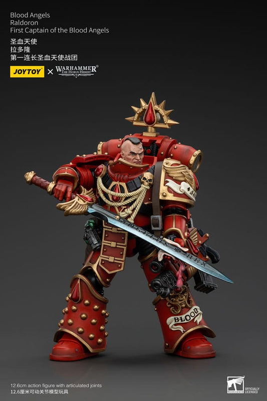 Warhammer The Horus Heresy Action Figure 1/18 Blood Angels Raldoron First Captain of the Blood Angels 13 cm Action